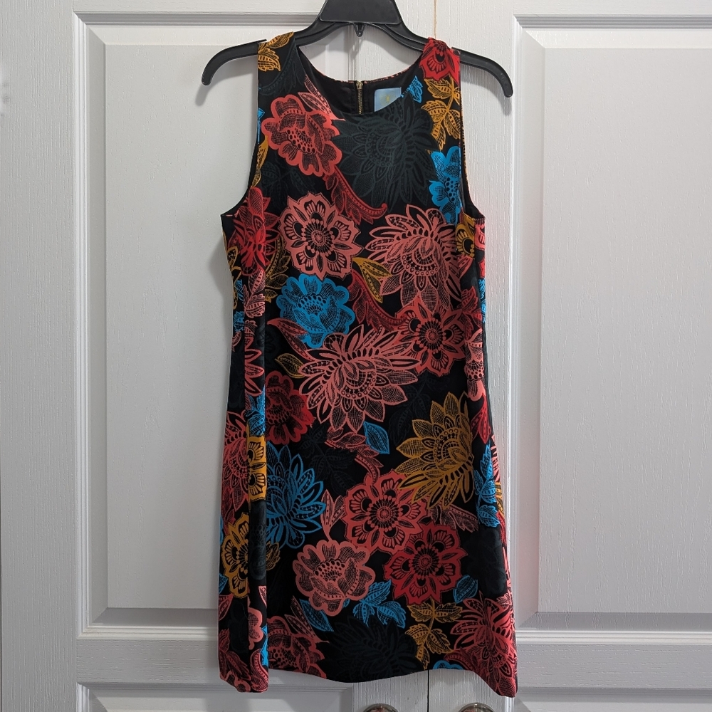 CeCe Multi-Colour Floral Shift Dress